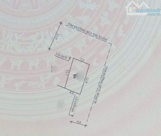 NGỘP! Bán đất 2 mặt tiền Bùi Thị Xuân, phường 1 Bảo Lộc