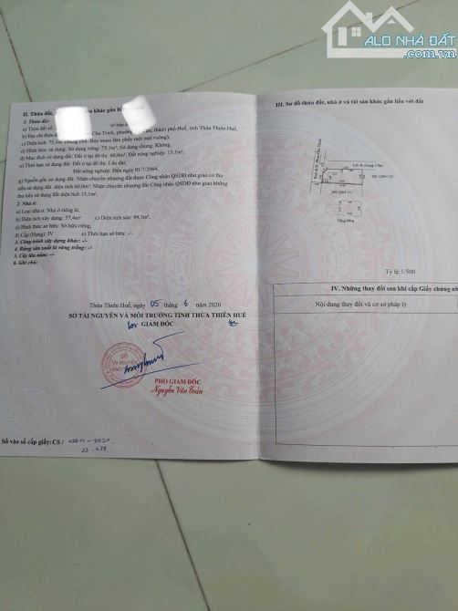 ✅Bán nhà 1.5 tầng kiệt ô tô Lương Văn Can gần Phan Chu Trinh, Huế giá rẻ