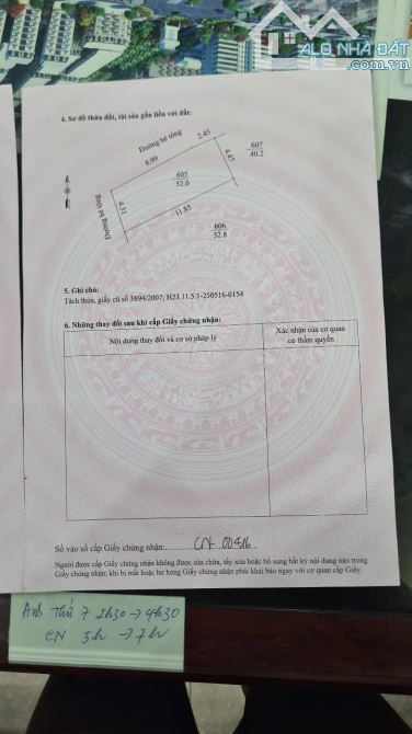 Bán lô góc phố Đỗ Hành gần đường trường chinh