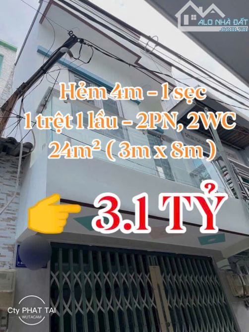 Bán nhà đẹp, giá rẻ Bình Tân - 1 sẹc Đường số 13A - Chỉ hơn 3 tỷ - 245