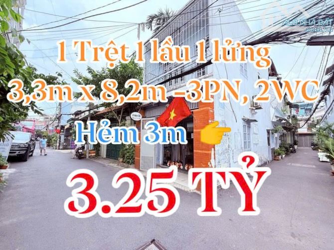 Bán nhà đẹp, giá rẻ Gò Vấp - Hẻm 3m Nguyễn Văn Khối - Chỉ hơn 3 tỷ - 247