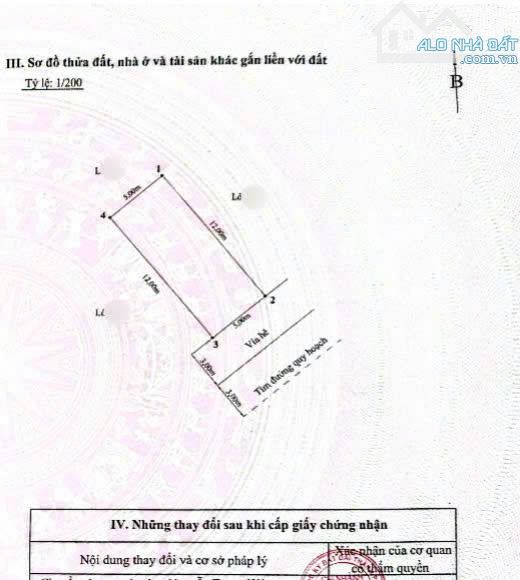 Hàng hiếm mặt tiền 5m không lỗi lầm Đất tái định cư Đồng Giáp  D.tích: 60m (ngang 5 x 12) - 1