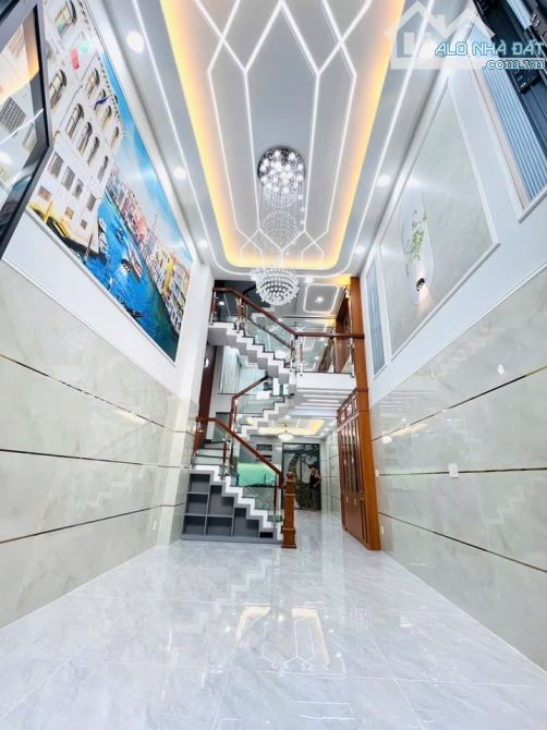 Nhà 4.5 tấm 4x14 hẻm thông 6m GÒ XOÀI - Giá 7,29 tỉ - 1