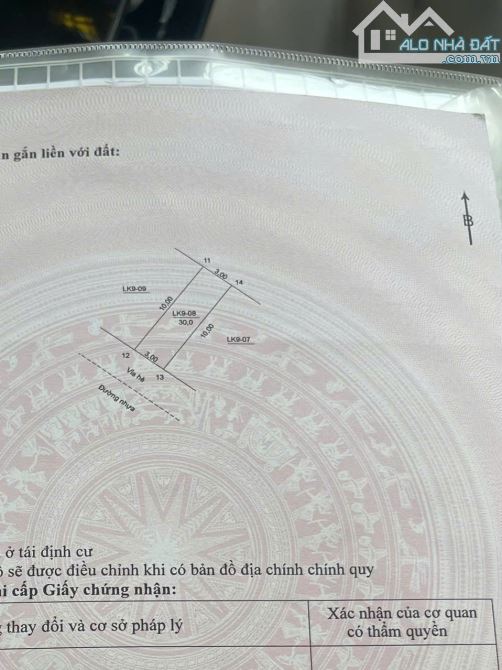 BÁN GẤP 30M ĐẤT 2MẶT ĐƯỜNG TÁI ĐỊNH CƯ TỨ HIỆP THANH TRÌ P.LÔ VỈA HÈ KINH DOANH 7.45 TỶ - 1