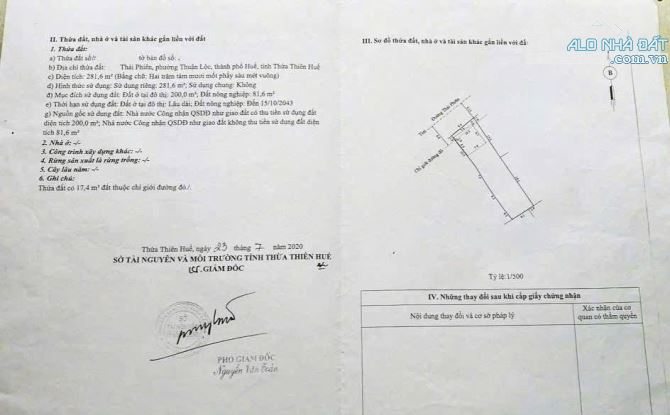 🎯🎯ĐẤT MẶT TIỀN KINH DOANH ĐƯỜNG THÁI PHIÊN, TP HUẾ - 1