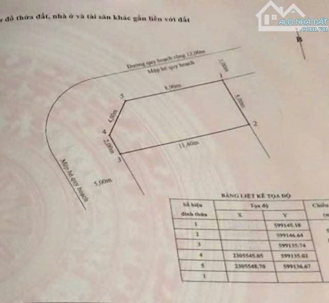 Lô góc 53.87m2 mặt đường đôi 30m TĐC Cây Đa - Ngang 5m - Tây Tứ Trạch - 2