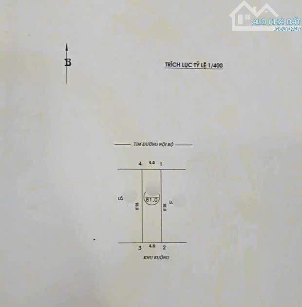 Đất trục chính Tây Trung Hành gần Karaoke Phương Tiến Thành Hải an   D.tích: 81m (ngang 4, - 2