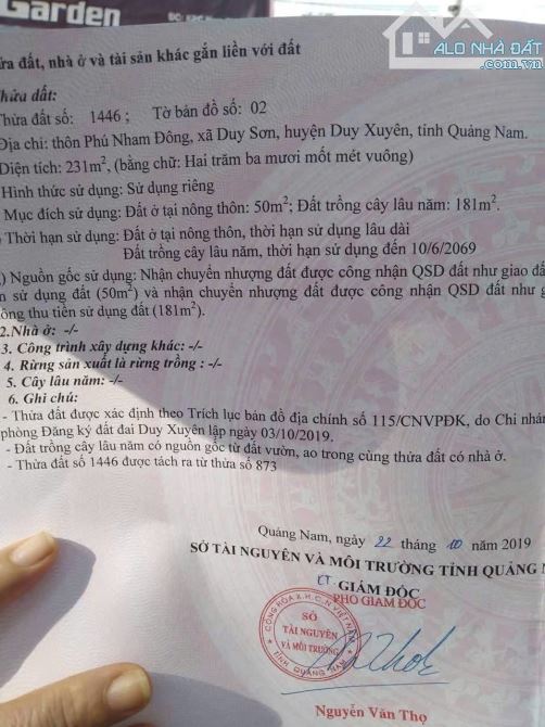 📌📌📌LÀM VIỆC TRỰC TIẾP GIÁ TỐT !!!Cần bán lô đất Duy Sơn. Duy Xuyên - 2