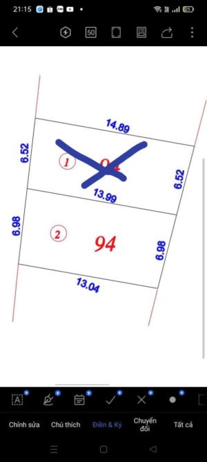 Bán Đất - Tân An(Hiền Ninh) - 94M2 Full Thổ Cư - 2,4 Tỷ - 3