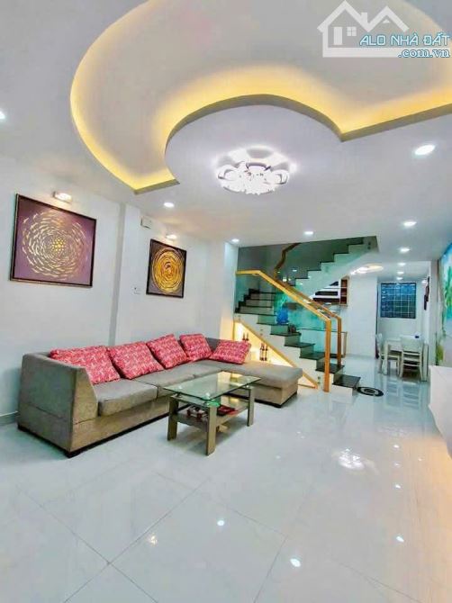 Nhà đẹp đường Bùi tư toàn diện tích 4 x 14 xây dựng một trệt 3 lầu giá 7,5 tỷ còn thương l - 3