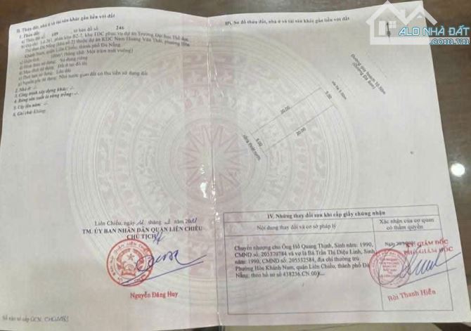 📌📌📌LÀM VIỆC TRỰC TIẾP GIÁ TỐT !!!hào bán lô đất đường đà sơn 1 - 3