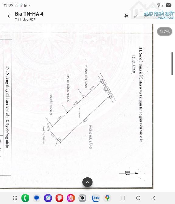 🌊 BÁN BẠT ĐẤT VÀNG 2.142M² – MẶT TIỀN 60M – TRUNG NGHĨA, ĐỒ SƠN – GIÁ CHỈ 16TR/M² 💰 - 4