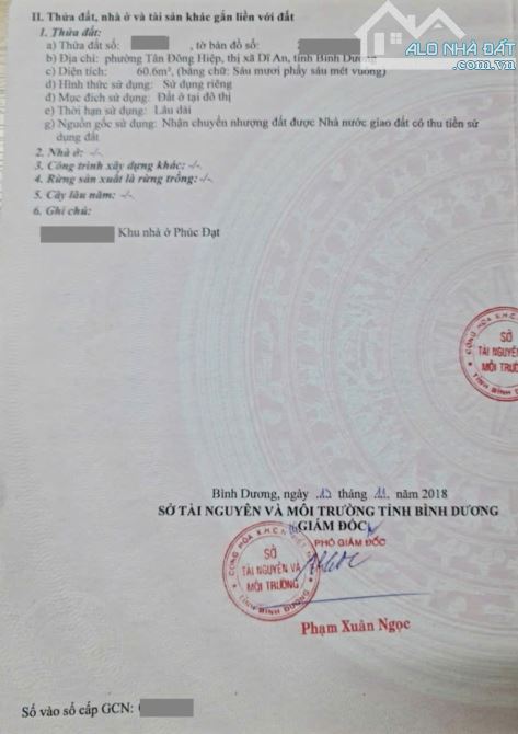 Đất KDC Phúc Đạt, phường Tân Đông Hiệp, Tp Dĩ An - 4