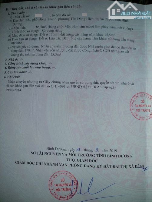 4Tỷ TL🔥Bán đất 185,5m2 gần Ngã Ba Cây Điệp P.Tân Đông Hiệp, Tp.Dĩ An - 4