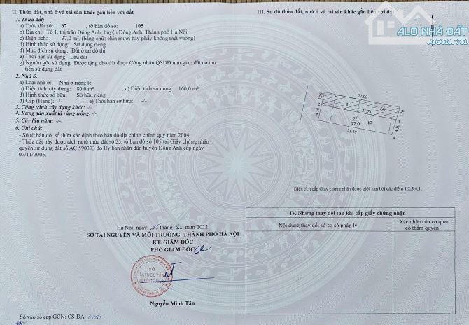 Bán đất tổ 1 gần UBND xã Đông Anh,  đường Cao Lỗ, nhà văn hóa Đông Anh, TP Hà Nội. - 6