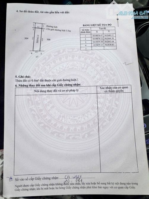 BÁN ĐẤT KIỆT OTO HÀM NGHI GẦN CHỢ VÀ TRƯỜNG HỌC - 6
