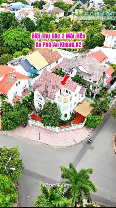Biệt Thự Hầm 3 Tầng 377m2(20mx20m) Góc 2 Mặt Tiền Dương Văn APAK,Quận 2