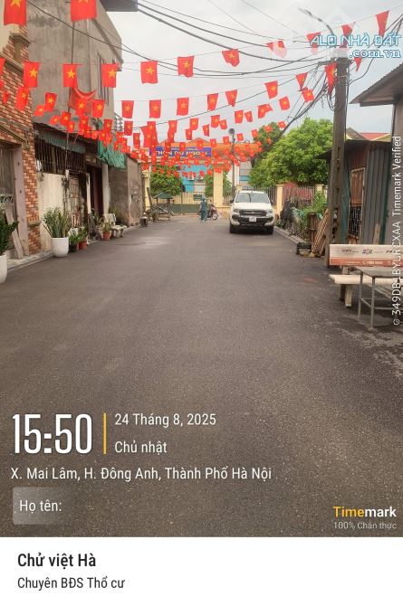 Bán 120m đất Du Ngoại Đông Anh Hà Nội ,đất 2 mặt đường