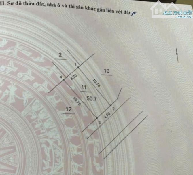 B.Á.N ĐẤT BIÊN GIANG- DT 51m2-MẶT TIỀN 4,7m-Ô TÔ ĐỖ CỬA-GIÁ 4,3 t.ỷ