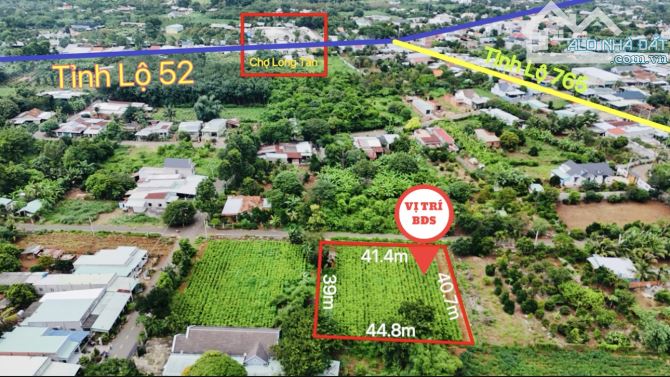 Bán 1732m2 đất ngang 41m mặt tiền nhựa Long Tân - Đất Đỏ
