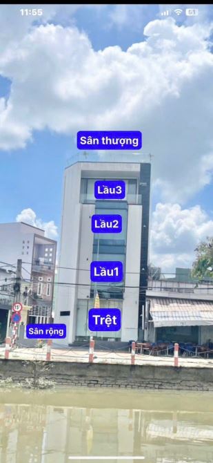 bán nhà góc 2 mặt tiền đường huỳnh cương, ninh kiều cần thơ, trệt 4 lầu ( 8.9m x 11.7m )