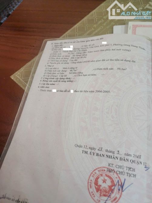 🏡 BÁN NHÀ SHR 4x15M – NGUYỄN VĂN QUÁ, Q.12 - RẺ 3,49 TỶ