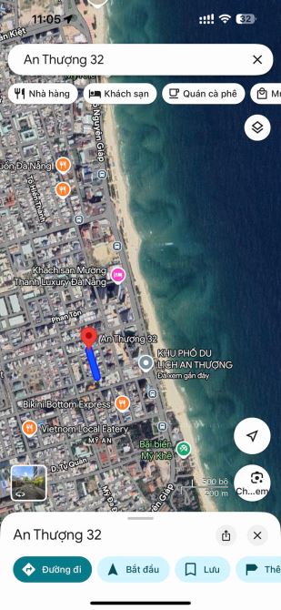 Bán Cặp Đất khu phố Tây MT An Thượng 32 - sát biển, Mỹ An - Ngũ Hành Sơn. - Diện tích: 9x1