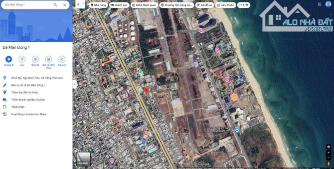 Bán Lô Đất Sạch Đẹp Mặt Tiền Đa Mặn Đông 1, Khuê Mỹ, Ngũ Hành Sơn ngay đối diện cổng bệnh