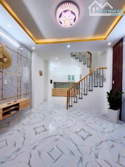 Ban nhà hẻm 4m đường An Dương Vương, Nhà đẹp như hình, 4 Tầng, 34m2