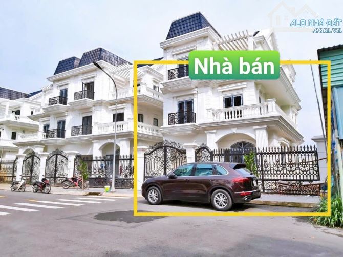 Bán biệt thự 1 trệt 2 lầu, Khu Dân Cư Tín Nghĩa, phía sau nhà Hàng Cây Dừa.   + địa chỉ: t