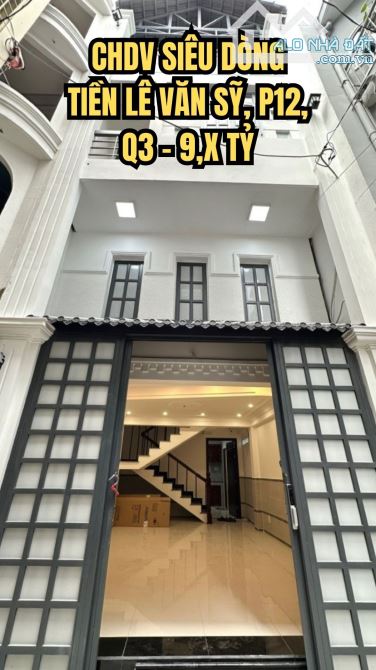 🌟 CHDV SIÊU DÒNG TIỀN LÊ VĂN SỸ, P12, Q3 – 9,8 TỶ