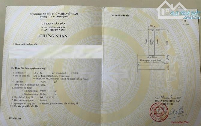 ⭐⭐⭐BÁN NHANH LÔ ĐẤT BIỂN SƠN THỦY - SƠN THỦY ĐÔNG 1 90M2 ĐÔNG NAM SẠCH ĐẸP 5,9 TỶ