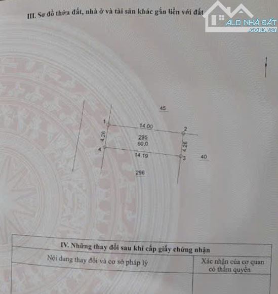 B.Á.N ĐẤT BIÊN GIANG-HÀ ĐÔNG- DT 60m2-MẶT TIỀN 4,3m-Ô TÔ TRÁNH-GIÁ CHỈ 5 T.Ỷ
