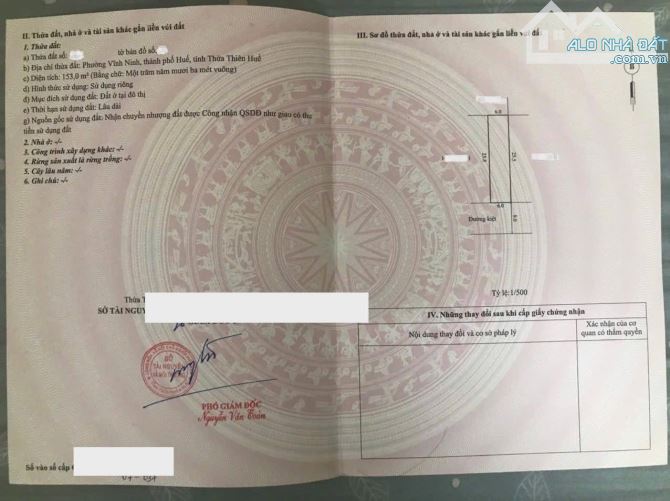 Bán Đất Kiệt Oto Tránh Nhau Kiệt 57  Hai Bà Trưng P. Vĩnh Ninh, Huế