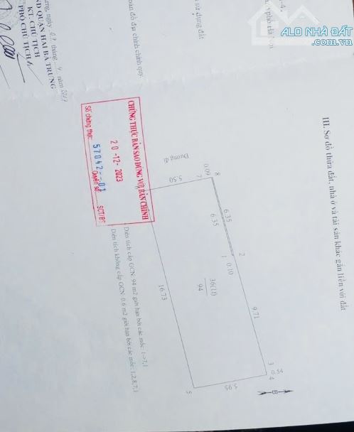 BÁN NHÀ MP KIM NGƯU-Q. HBT-THỬA ĐẤT ĐẸP-MẶT TIỀN BỀ THẾ-NỞ HẬU-94m2-MT 5.5m- 49.5 TỶ
