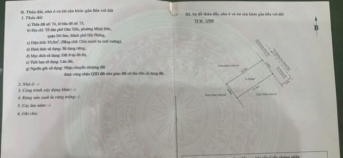 lô đất mặt đường Dân Tiến, Minh Đức, Đồ Sơn