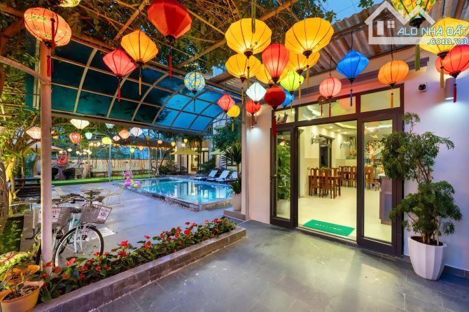 Cần bán toà villa 15 phòng tại làng lúa Cẩm Thanh Hội An, 2 mặt tiền đường 5m5, dt 500m2 - 1
