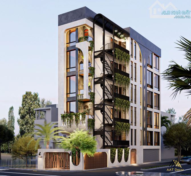 Tòa Nhà Góc 2 Mặt Tiền Đường Nguyễn Huy Tưởng Bình Thạnh Kết Cấu 6 Tầng Nhà Mới Sang Trọng - 1