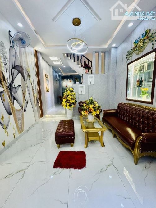 SIÊU PHẨM NHÀ PHỐ - 4 TẦNG NỞ HẬU - 4 x 12m - ÔTÔ TRONG NHÀ, PHẠM VĂN CHIÊU GÒ VẤP, 6.X TỶ - 1