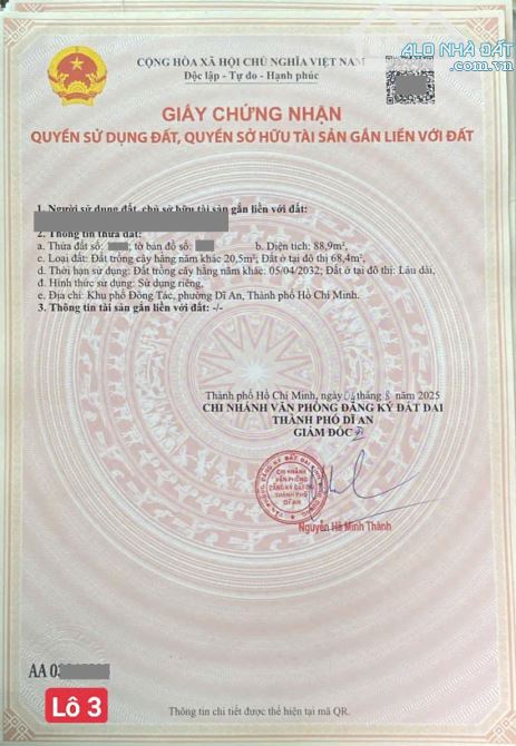 Bán đất 5.5x18m, hẻm Nguyễn Thái Học p. Tân Đông Hiệp gần chợ Dĩ An 1 - 12