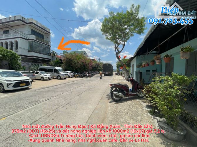 Bán nhà 375m2 (15x25) và đất nông nghiệp liền kề sau nhà  1000m2 (15x67) giá 7,5 tỷ - 2