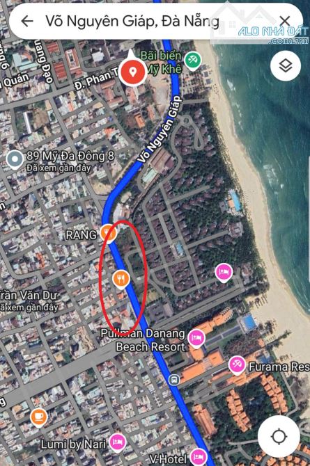 VIP BIỂN! BÁN ĐẤT 140M² - 35,99 TỶ - MT VÕ NGUYÊN GIÁP - Q. NGŨ HÀNH SƠN - 2