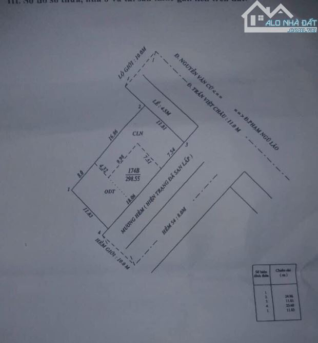 Bán nhà góc 2 mặt tiền siêu vip đường Trần Việt Châu dt 342m2 full thổ cư nở hậu có nhà - 2