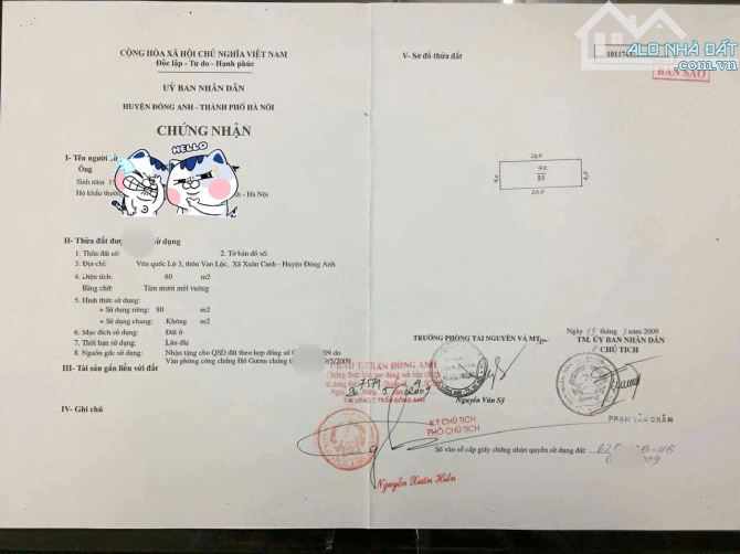 BÁN ĐẤT 80M2 XUÂN CANH ĐÔNG ANH - MẶT ĐƯỜNG QL3 - 2