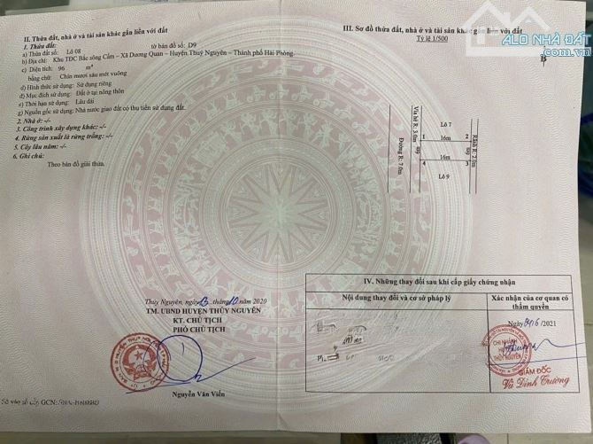 Bán đất khu D- Bắc Sông Cấm- Dương Quan 96m ngang 6m giá chỉ 8,1 tỷ - 2