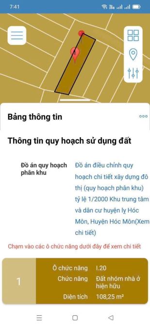 BÁN GẤP LÔ ĐẤT TRONG 1 TUẦN GIÁ 2TY950 - NGAY CHỢ HÓC MÔN - 3