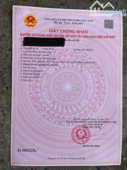 💯✍️✍️ GIÃN DÂN SÁP MAI - VÕNG LA - ĐƯỜNG 10m - GẦN BV NHIỆT ĐỚI - KCN THĂNG LONG 💯✍️ - 3