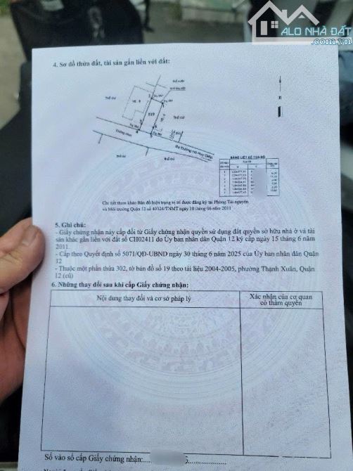 ❤️ĐẤT MẶT TIỀN HÀ HUY GIÁP – VỊ TRÍ ĐẸP, NGANG KHỦNGDiện tích ngang 5,95m, cực thoáng, - 3