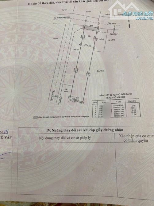 Chủ cần BÁN GẤP nhà 1/ cấp 4 Đường số 3 Cây Trâm, P9, Gò Vấp. 4.5x26m, HXH 6m, 7.5tỷ - 3