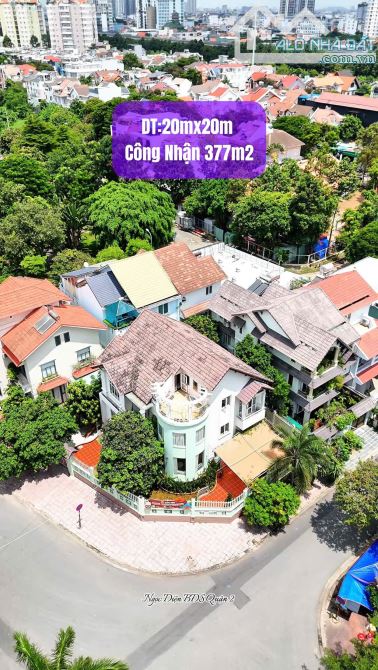 Biệt Thự Hầm 3 Tầng 377m2(20mx20m) Góc 2 Mặt Tiền Dương Văn APAK,Quận 2 - 4